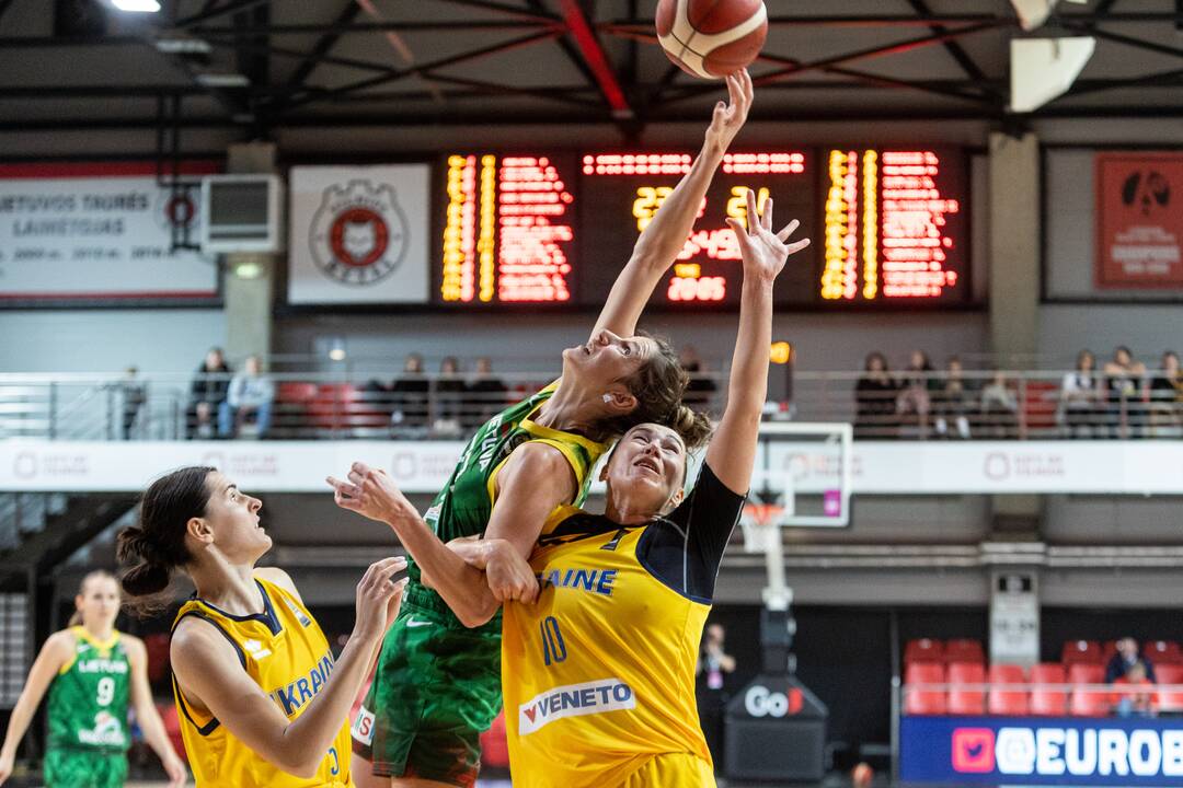 Europos moterų krepšinio čempionato atranka: Lietuva – Ukraina 81:62