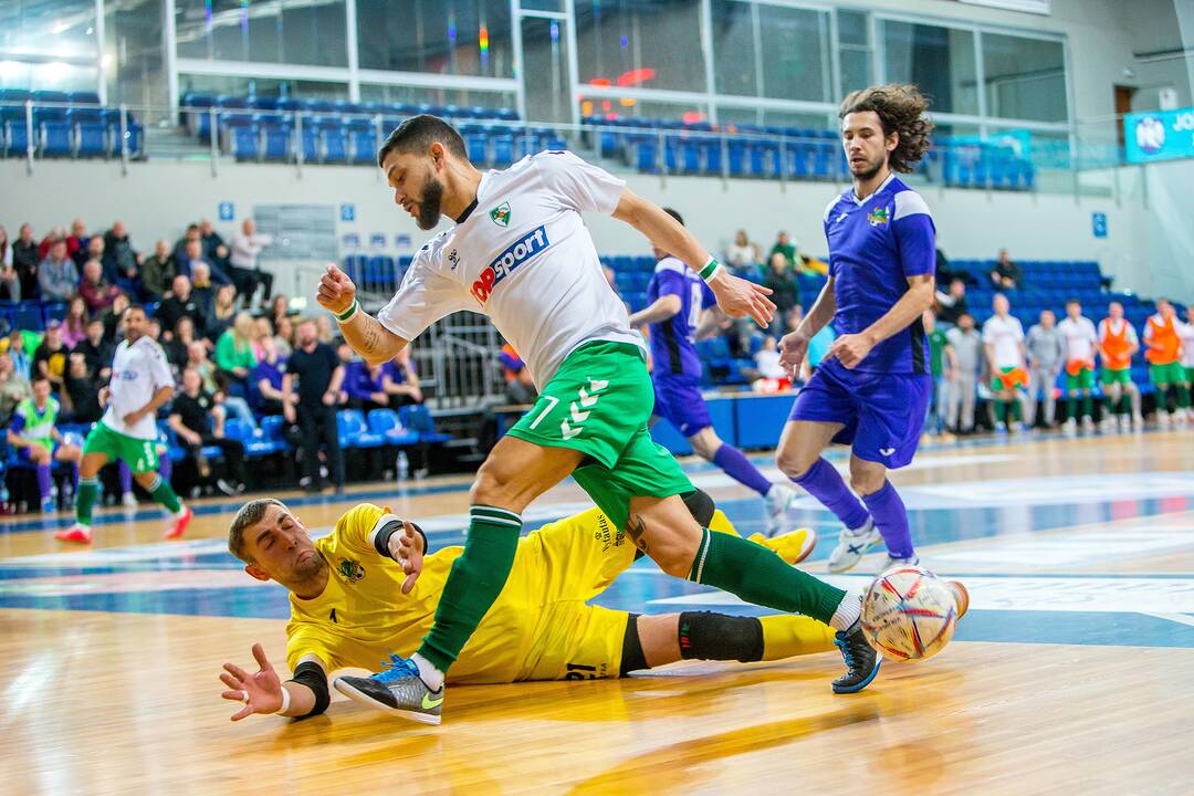 Lietuvos futsalo A lygos finalas: „Vikingai“ – „K. Žalgiris“ 2:5