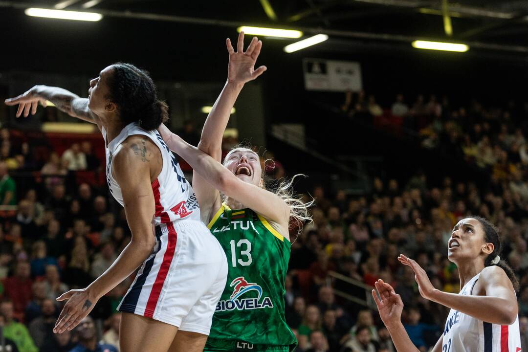 Europos moterų krepšinio čempionato atranka: Lietuva – Prancūzija 75:83