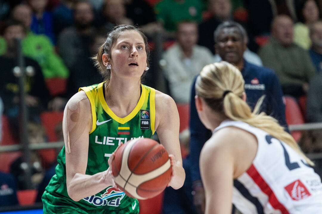 Europos moterų krepšinio čempionato atranka: Lietuva – Prancūzija 75:83