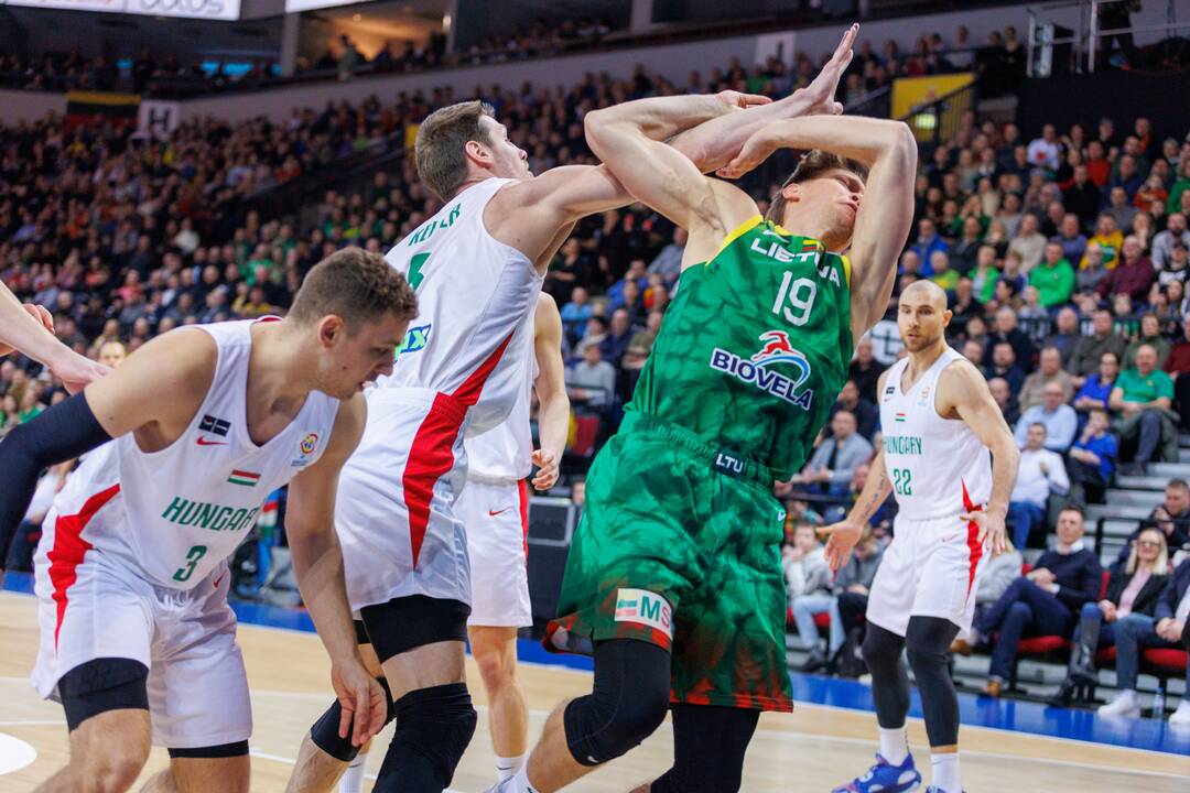 Pasaulio krepšinio čempionato atranka: Lietuva – Vengrija 89:64