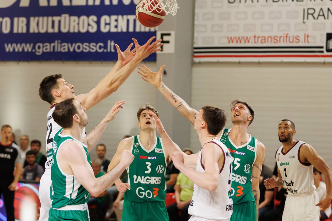 LKL pusfinalis: Kauno „Žalgiris“ – Panevėžio „Lietkabelis“ 69:58