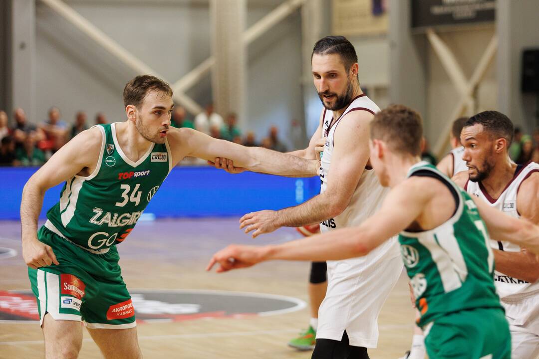 LKL pusfinalis: Kauno „Žalgiris“ – Panevėžio „Lietkabelis“ 69:58