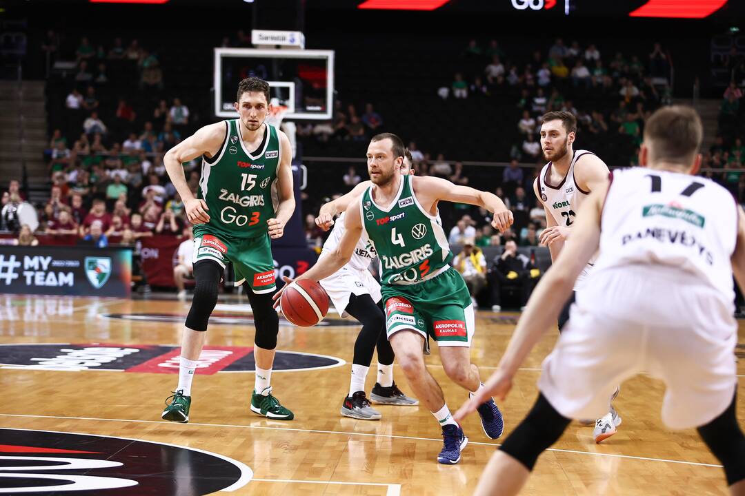 LKL pusfinalis: Kauno „Žalgiris“ – Panevėžio „Lietkabelis“ 66:67