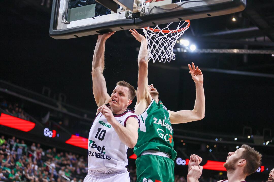 LKL pusfinalis: Kauno „Žalgiris“ – Panevėžio „Lietkabelis“ 66:67