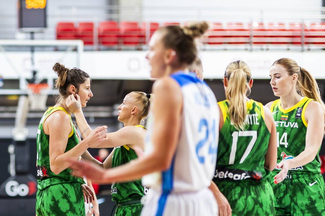 Europos moterų krepšinio čempionato atrankos rungtynės: Lietuva – Azerbaidžanas 99:62