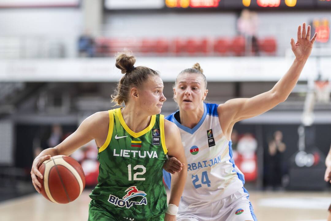 Europos moterų krepšinio čempionato atrankos rungtynės: Lietuva – Azerbaidžanas 99:62