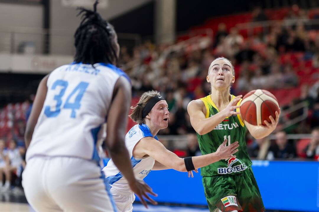 Europos moterų krepšinio čempionato atrankos rungtynės: Lietuva – Azerbaidžanas 99:62