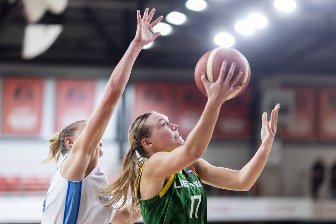 Europos moterų krepšinio čempionato atrankos rungtynės: Lietuva – Azerbaidžanas 99:62