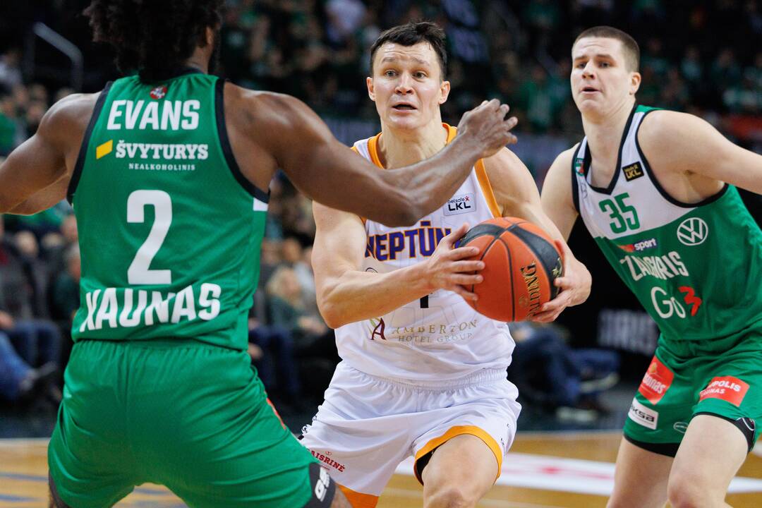 LKL:  Kauno „Žalgiris“ – Klaipėdos „Neptūnas“ 76:88