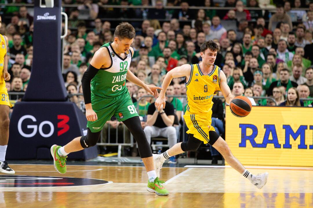 Eurolyga: Kauno „Žalgiris“ – Berlyno ALBA 77:71