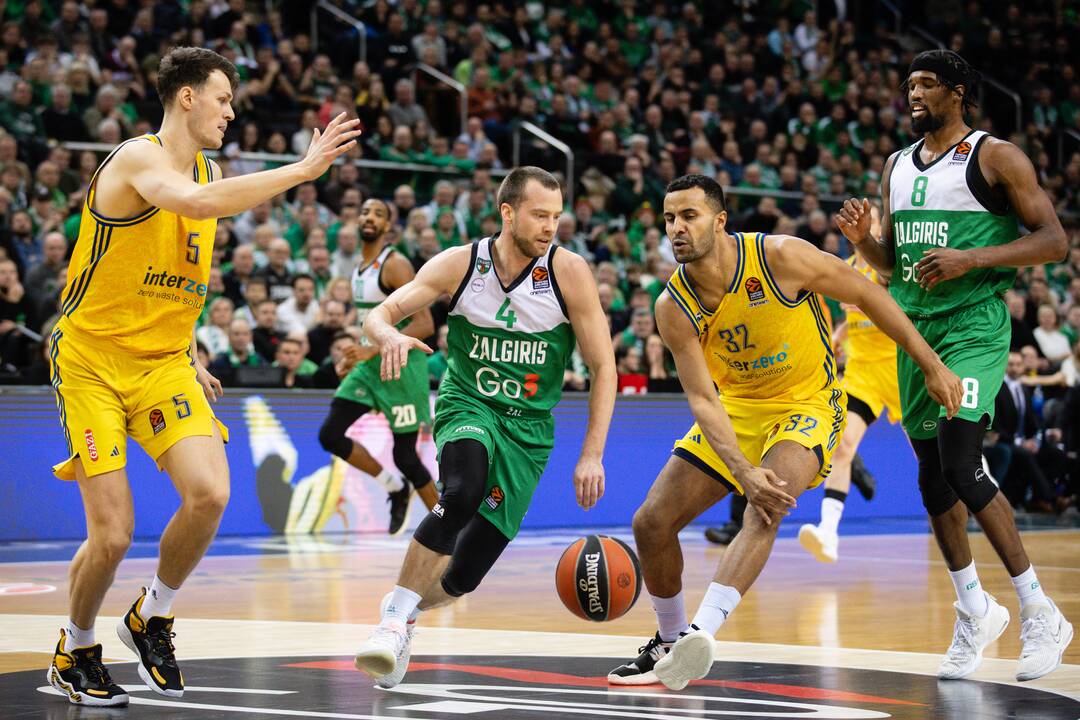 Eurolyga: Kauno „Žalgiris“ – Berlyno ALBA 77:71