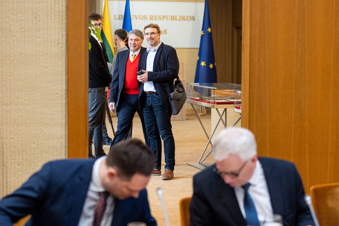 Finansų ministro Rimanto Šadžiaus susitikimas su koalicijos frakcijomis
