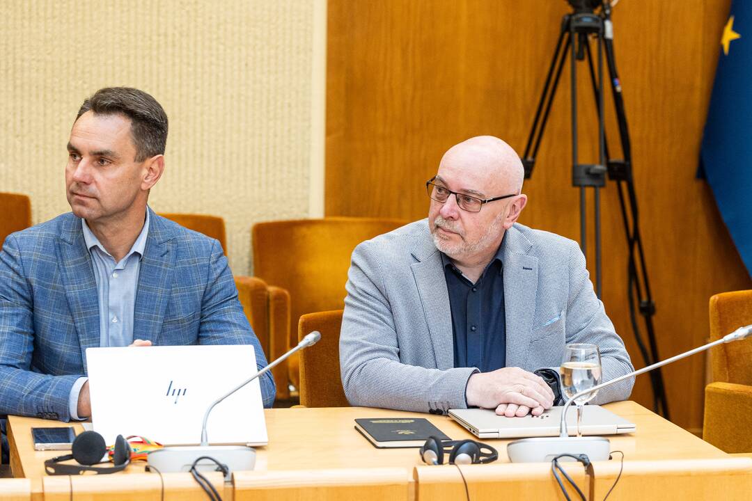 Finansų ministro Rimanto Šadžiaus susitikimas su koalicijos frakcijomis