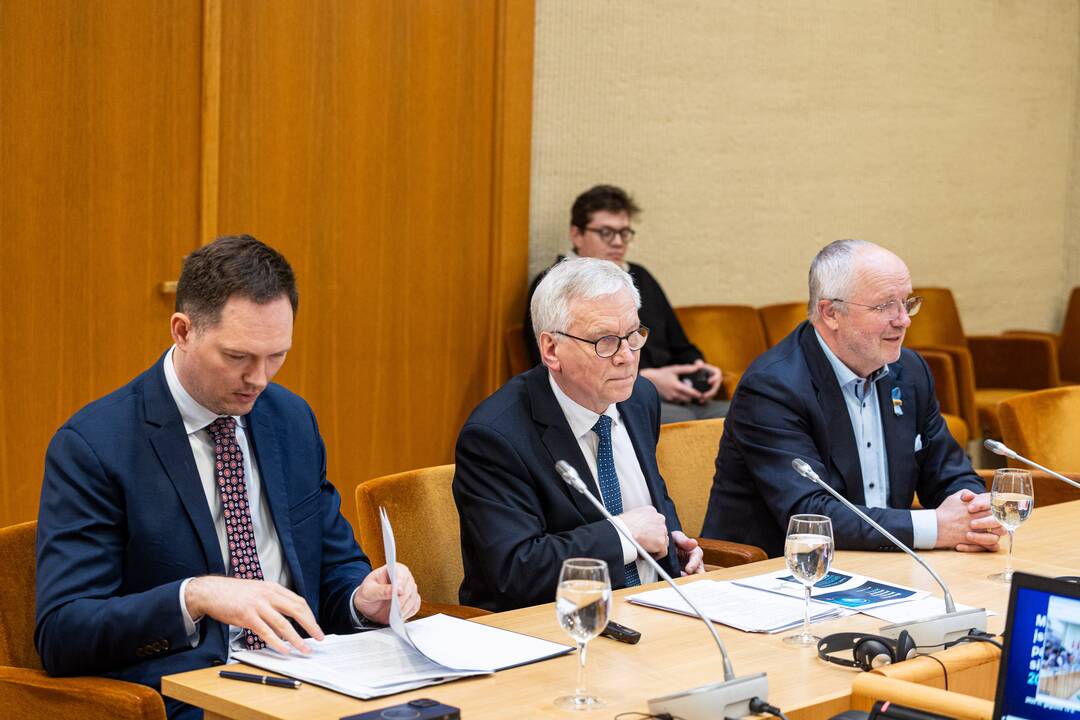 Finansų ministro Rimanto Šadžiaus susitikimas su koalicijos frakcijomis