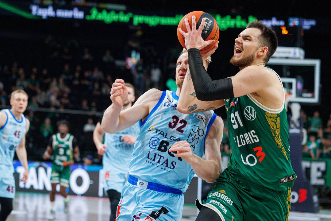 „Betsafe-LKL“ pusfinalis: Kauno „Žalgiris“ – Jonavos „CBet“ 73:61