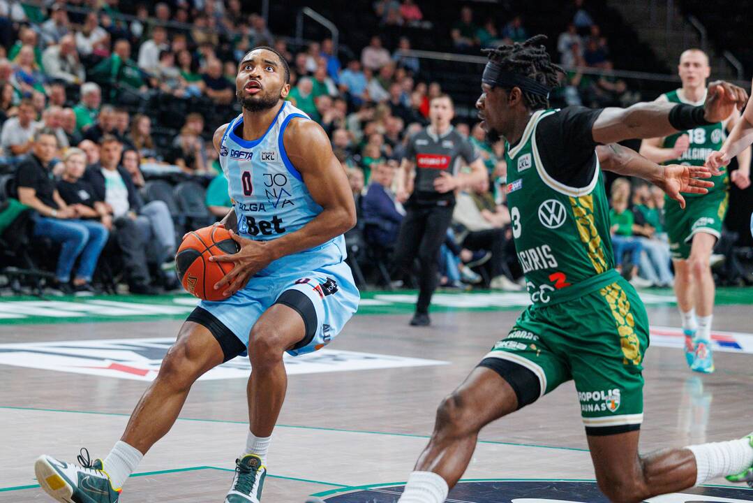 „Betsafe-LKL“ pusfinalis: Kauno „Žalgiris“ – Jonavos „CBet“ 73:61