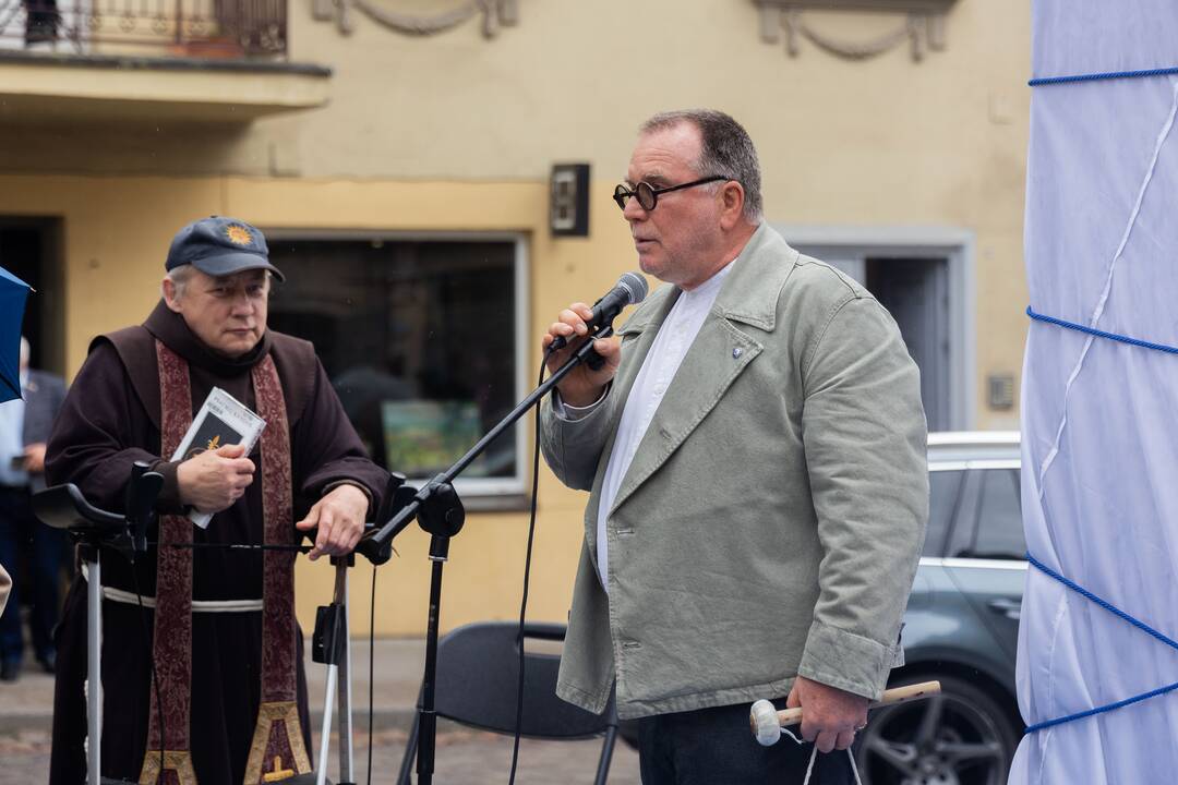 Užupio Obelisko atidengimas