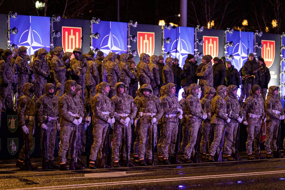 Lietuvos kariuomenės parado repeticija