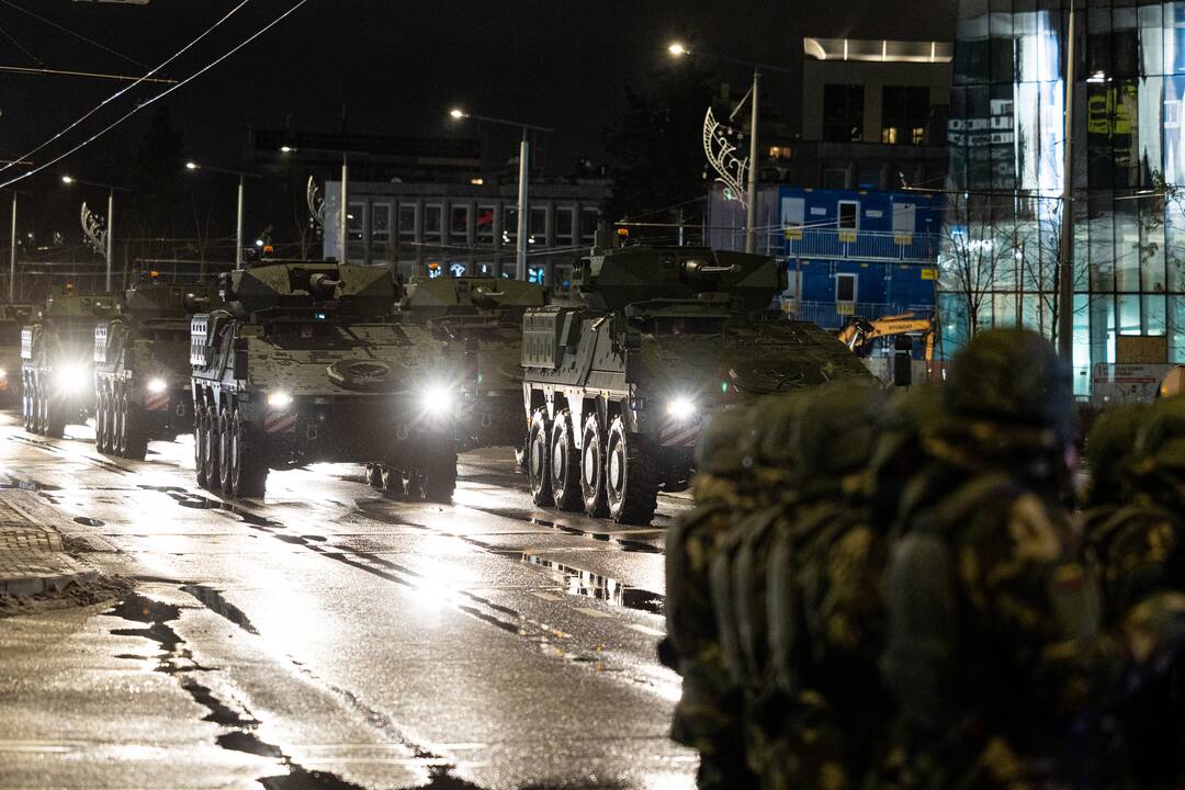 Lietuvos kariuomenės parado repeticija