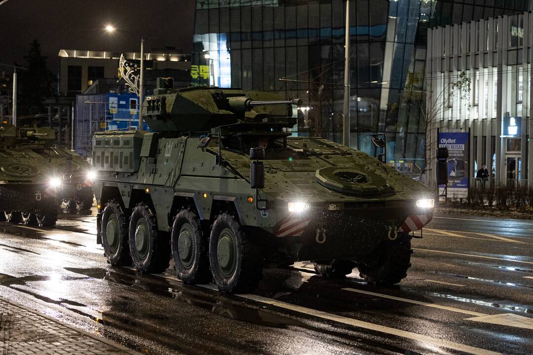 Lietuvos kariuomenės parado repeticija