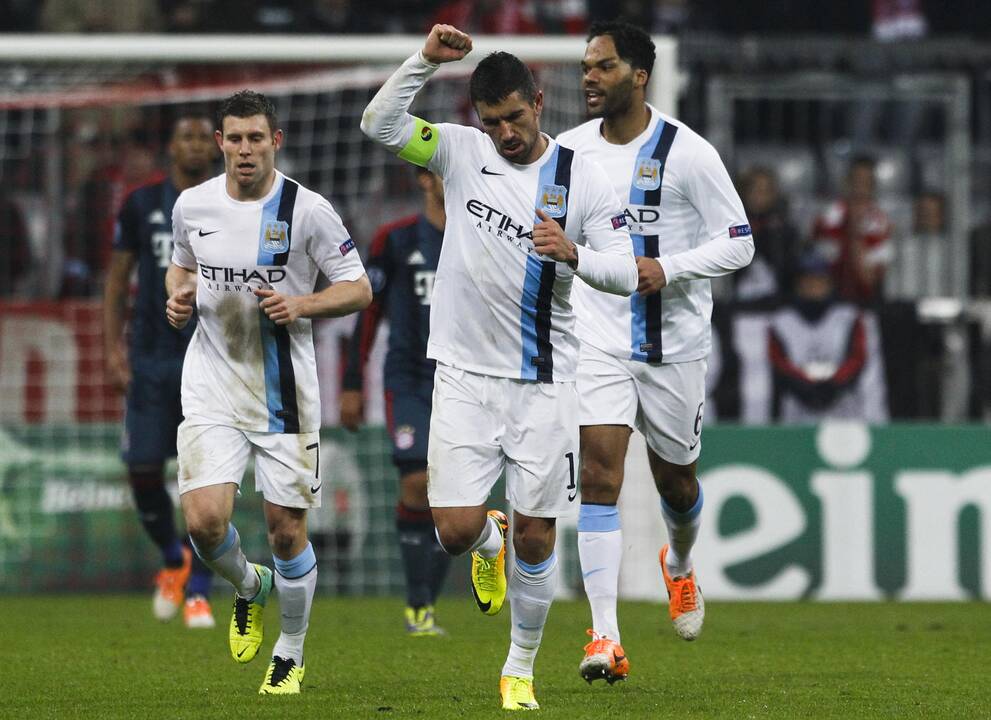 "Manchester City" įveikė Miuncheno "Bayern" futbolininkus
