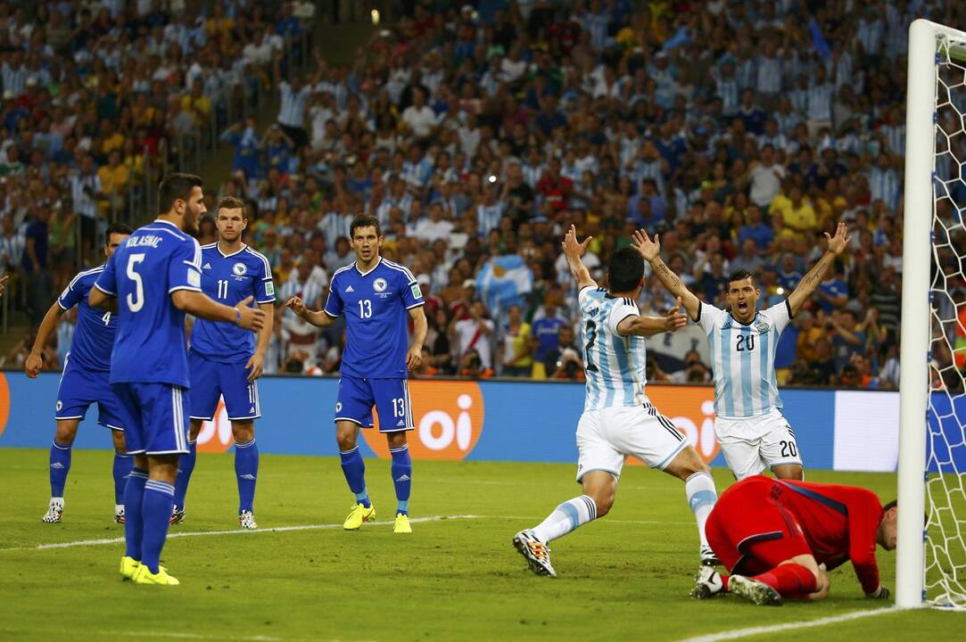 Pasaulio futbolo čempionatas: Argentina - Bosnija ir Hercegovina