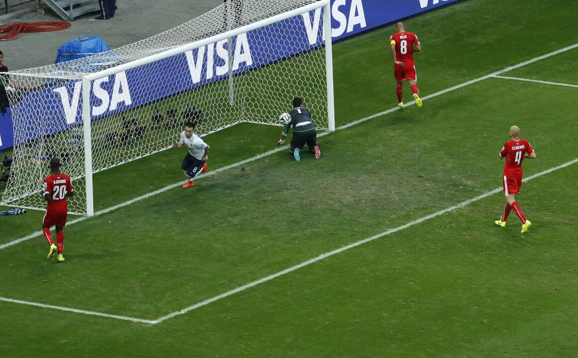 Pasaulio futbolo čempionatas: Prancūzija - Šveicarija