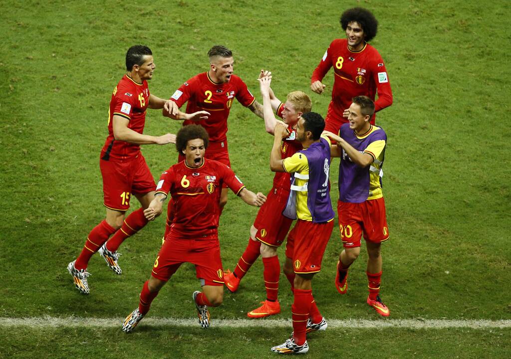 Pasaulio futbolo čempionatas: Belgija - JAV