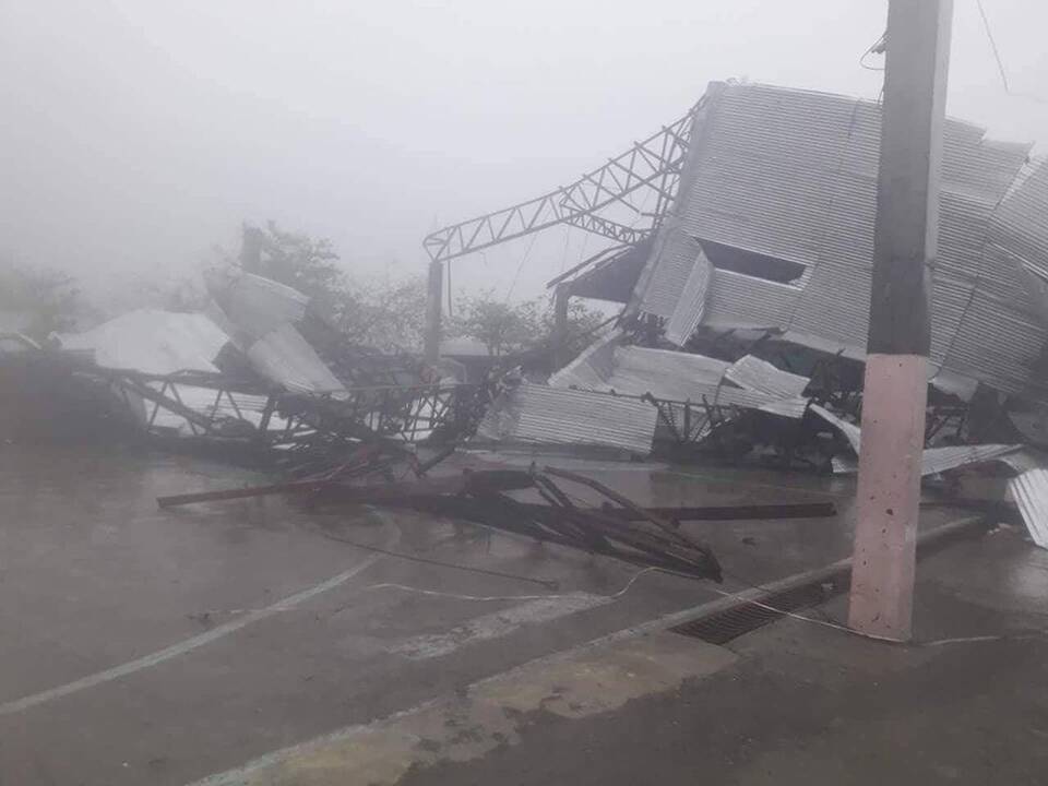 Filipinus nuniokojo galingas taifūnas „Mangkhut“