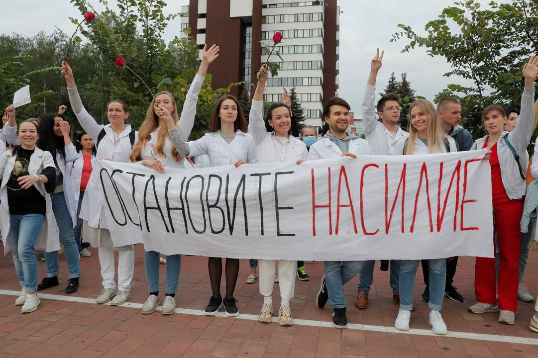 Baltarusijoje tęsiasi neramumai
