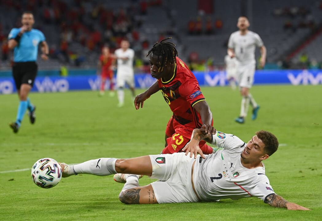 Euro 2020 ketvirtfinalis: Belgija – Italija 1:2