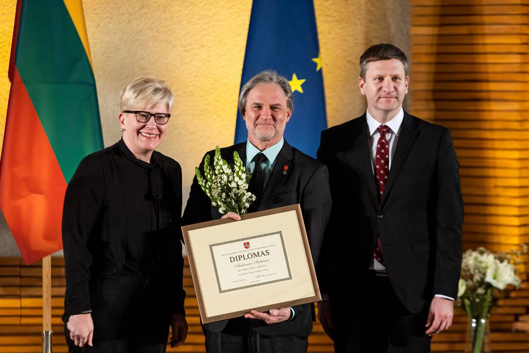 Vyriausybės kultūros ir meno premijų laureatų apdovanojimų ceremonija