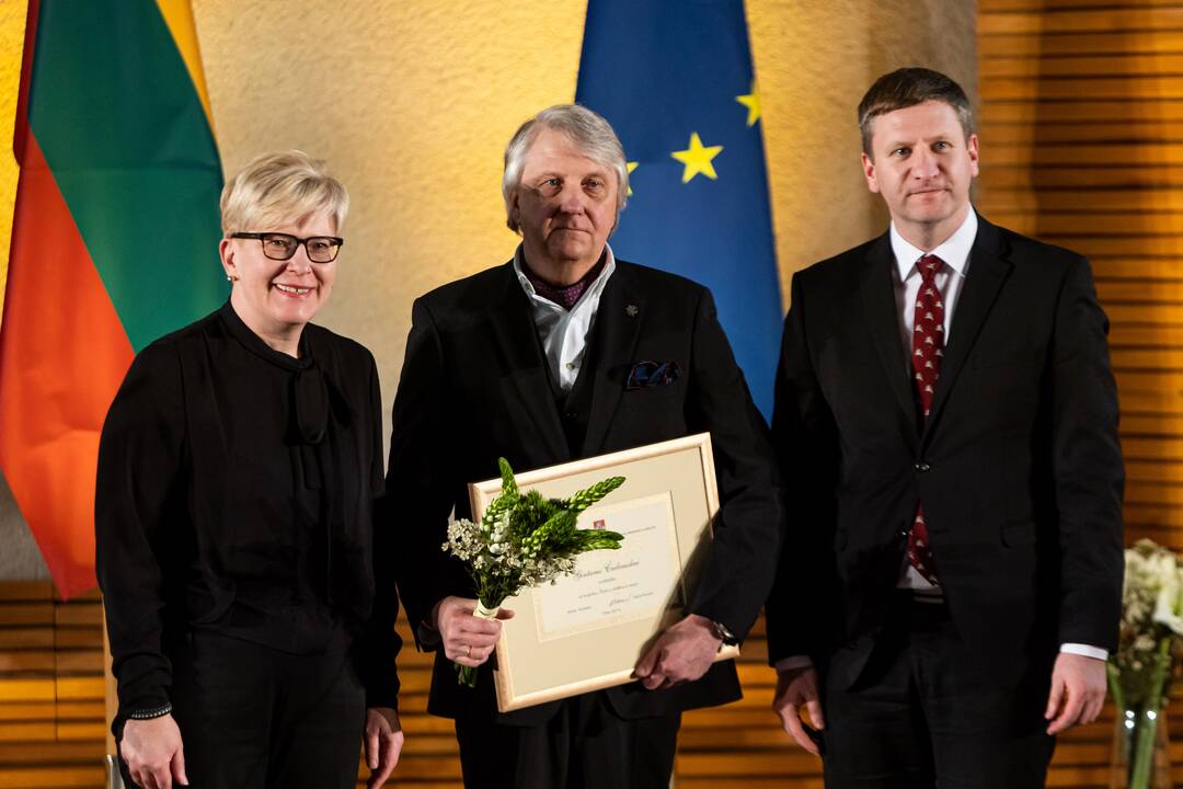 Vyriausybės kultūros ir meno premijų laureatų apdovanojimų ceremonija