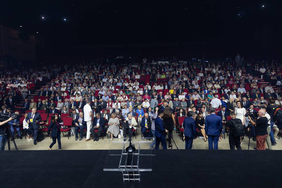 Tėvynės sąjungos - Lietuvos krikščionių demokratų šventinis suvažiavimas.
