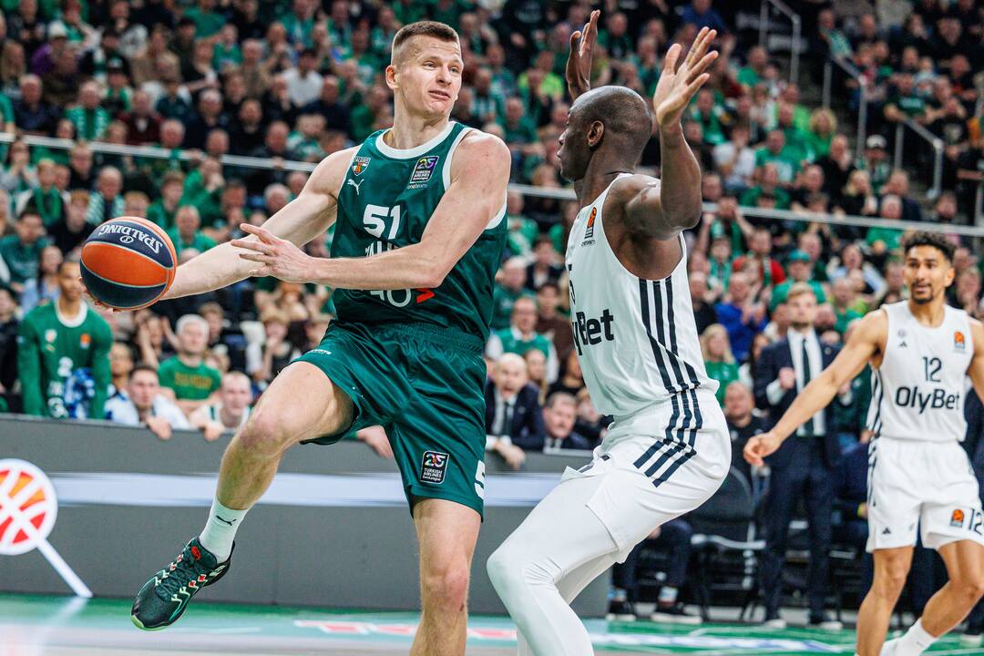 Eurolyga: Kauno „Žalgiris“ – Paryžiaus „Paris Basketball“ 83:81