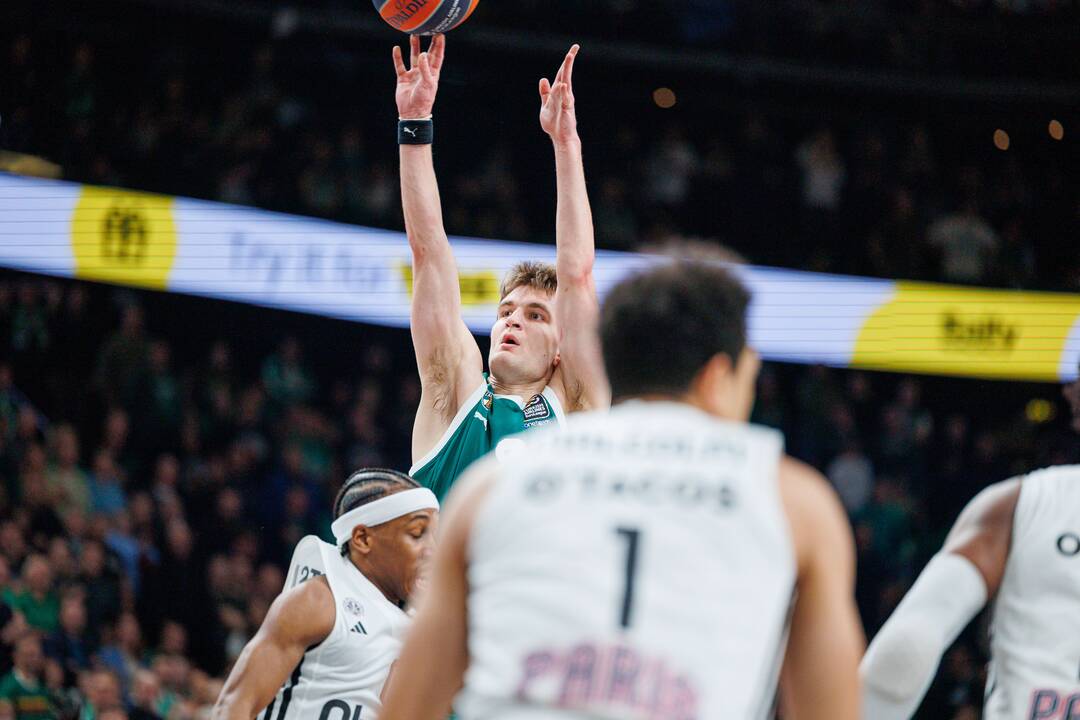 Eurolyga: Kauno „Žalgiris“ – Paryžiaus „Paris Basketball“ 83:81