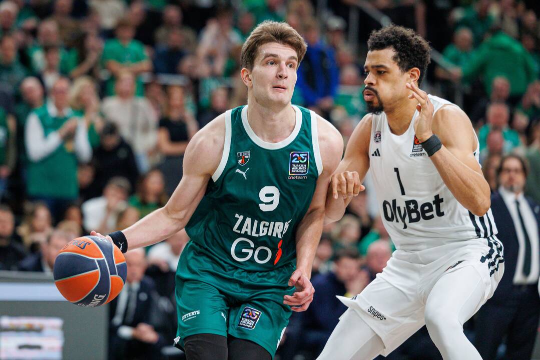 Eurolyga: Kauno „Žalgiris“ – Paryžiaus „Paris Basketball“ 83:81