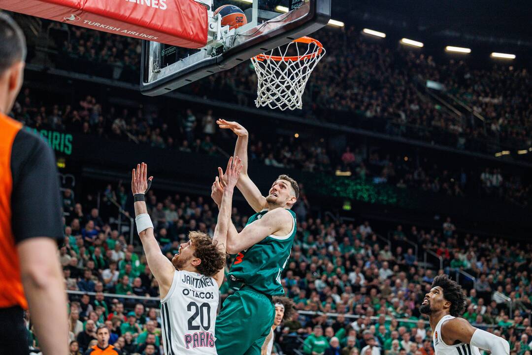 Eurolyga: Kauno „Žalgiris“ – Paryžiaus „Paris Basketball“ 83:81