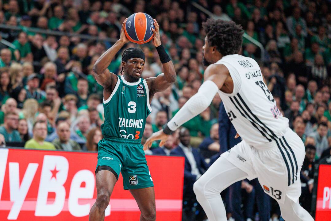 Eurolyga: Kauno „Žalgiris“ – Paryžiaus „Paris Basketball“ 83:81