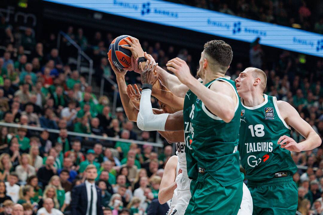 Eurolyga: Kauno „Žalgiris“ – Paryžiaus „Paris Basketball“ 83:81