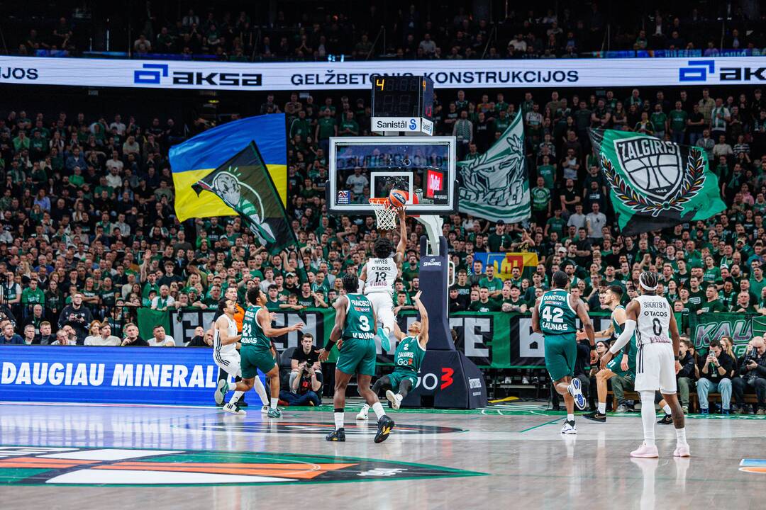 Eurolyga: Kauno „Žalgiris“ – Paryžiaus „Paris Basketball“ 83:81