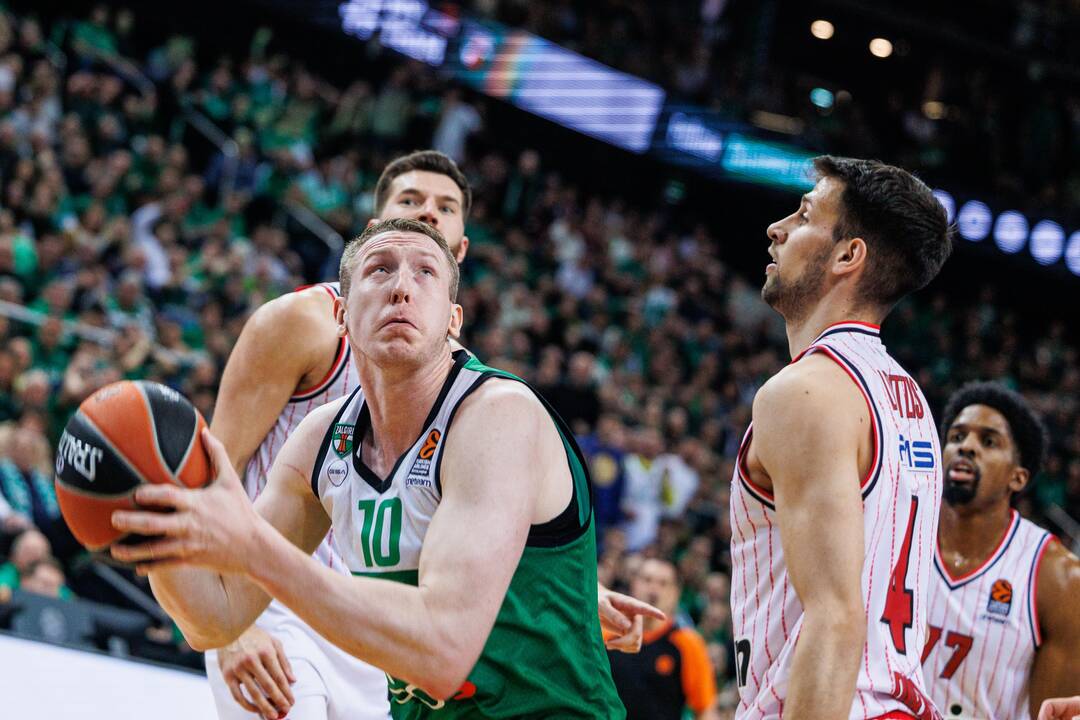 Eurolyga: Kauno „Žalgiris“ – Pirėjo „Olympiacos“ 76:95