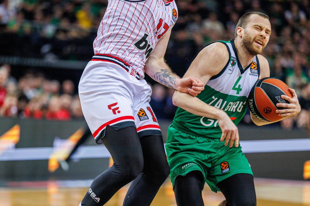 Eurolyga: Kauno „Žalgiris“ – Pirėjo „Olympiacos“ 76:95