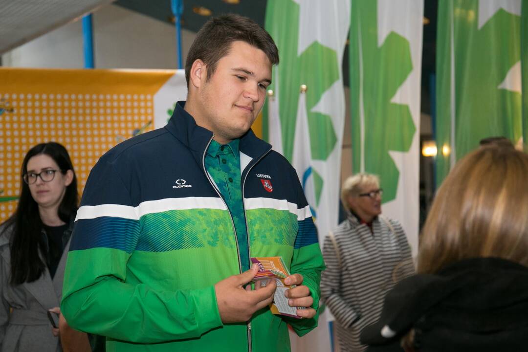 Sportininkai išlydėti į jaunimo olimpines žaidynes