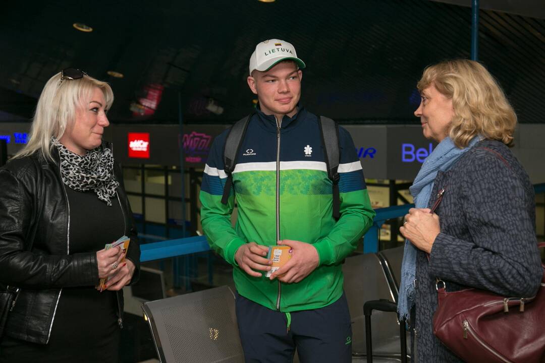 Sportininkai išlydėti į jaunimo olimpines žaidynes