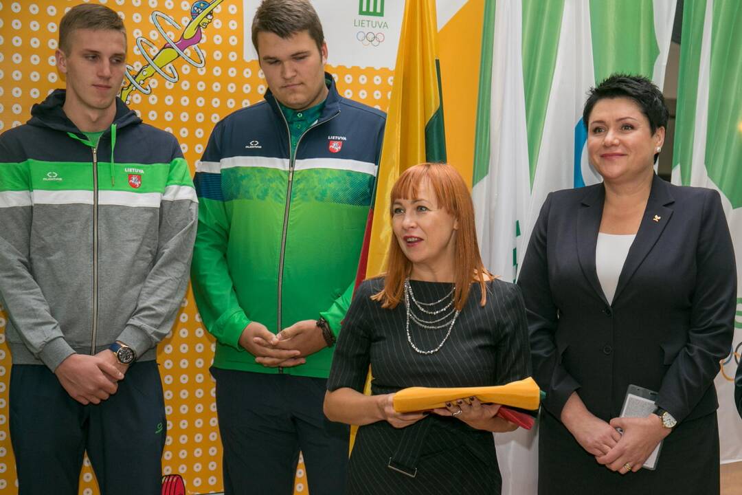 Sportininkai išlydėti į jaunimo olimpines žaidynes