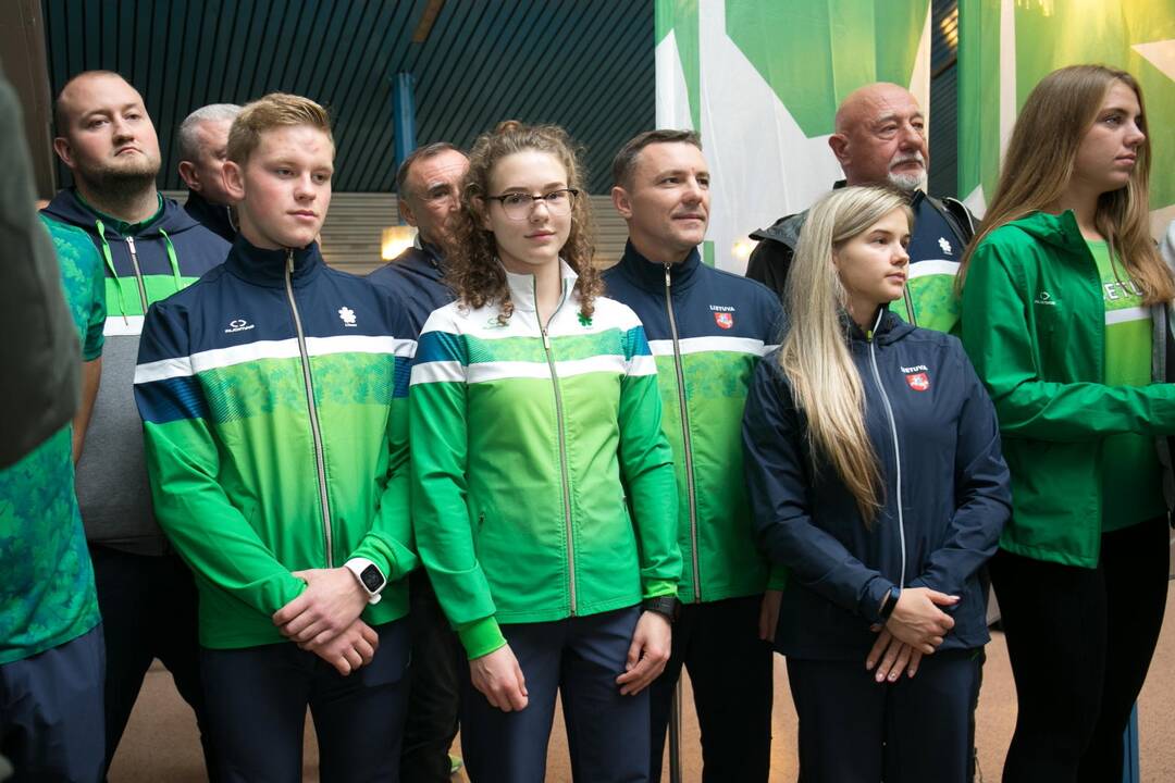 Sportininkai išlydėti į jaunimo olimpines žaidynes
