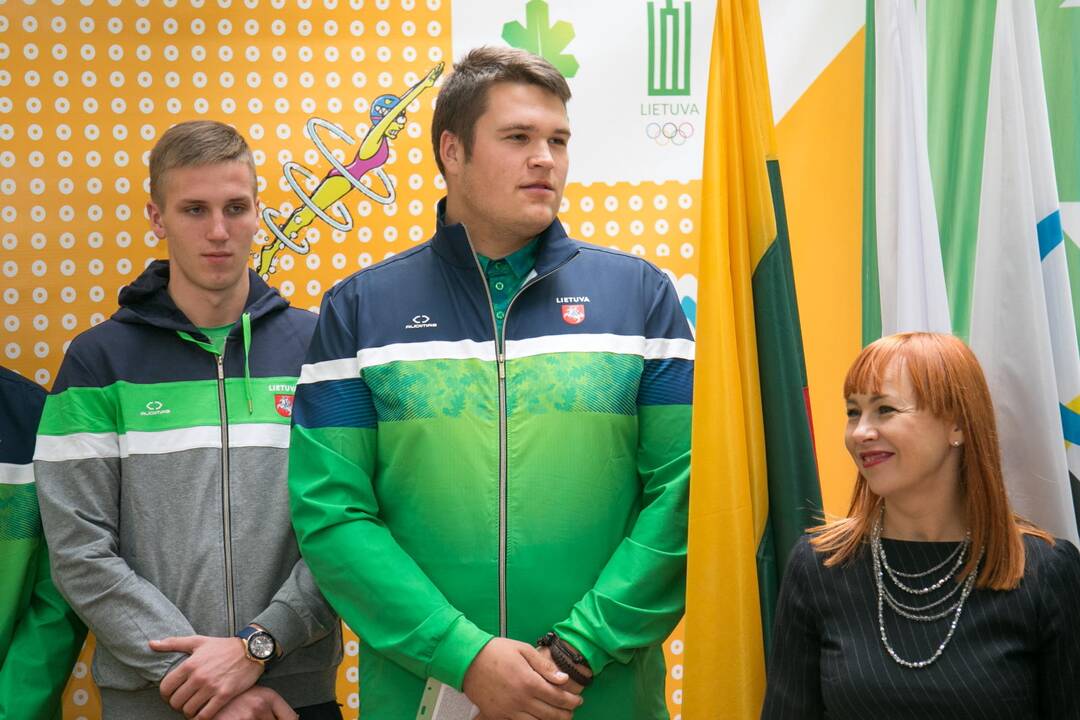 Sportininkai išlydėti į jaunimo olimpines žaidynes