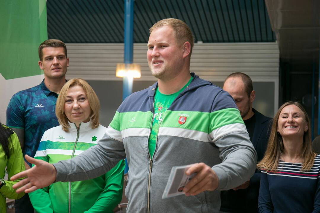 Sportininkai išlydėti į jaunimo olimpines žaidynes